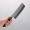 Kunihira Kokuryu VG10 Damascus Nakiri 165mm Black Pakka wood Handle - Japannywholesale