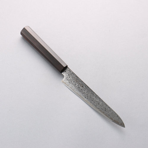 Seisuke VG10 Damascus Petty-Utility 150mm Ebony Wood Handle - Japannywholesale
