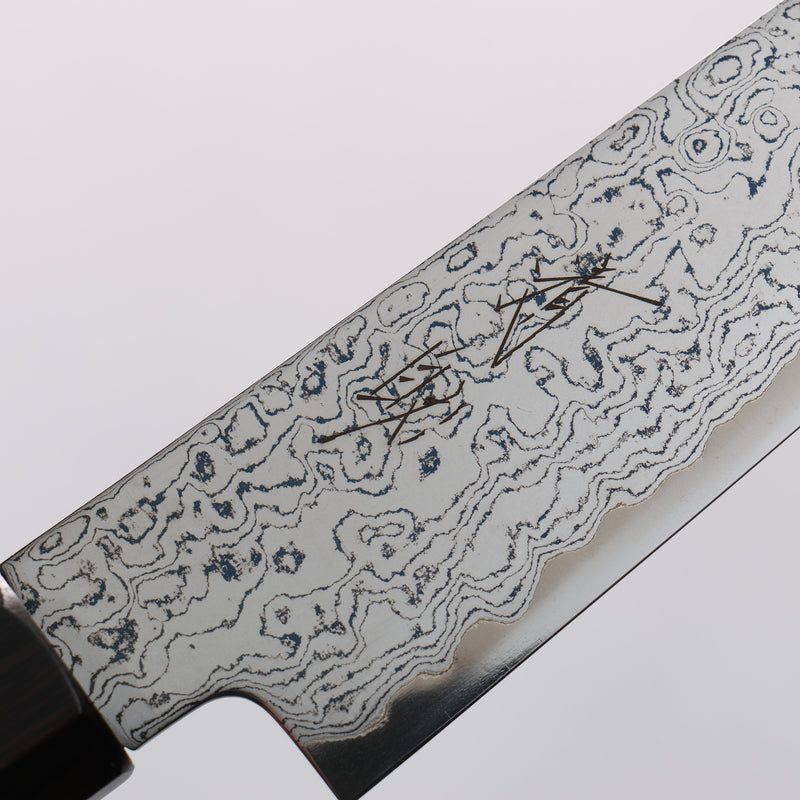 Seisuke VG10 Damascus Petty-Utility 150mm Ebony Wood Handle - Japannywholesale