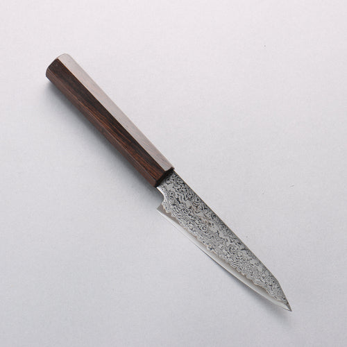 Seisuke VG10 Damascus Petty-Utility 120mm Ebony Wood Handle - Japannywholesale