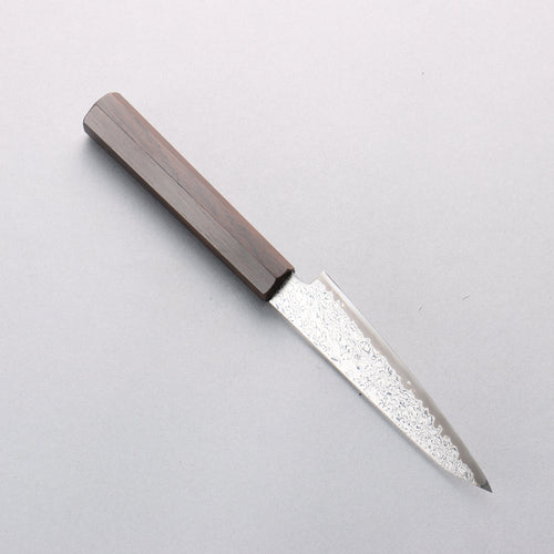 Seisuke VG10 Damascus Petty-Utility 120mm Ebony Wood Handle - Japannywholesale