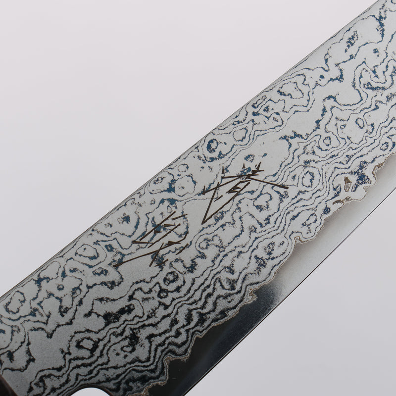 Seisuke VG10 Damascus Petty-Utility 120mm Ebony Wood Handle - Japannywholesale