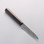 Seisuke VG10 Damascus Petty-Utility 105mm Ebony Wood Handle - Japannywholesale