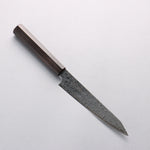 Seisuke VG10 Damascus Kiritsuke Petty-Utility 150mm Ebony Wood Handle - Japannywholesale