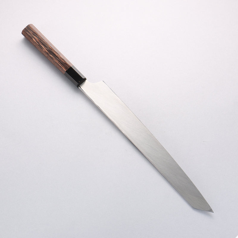 Sakai Takayuki Honyaki VG10 Dragon engraving Kengata Yanagiba 300mm Wenge Handle with Sheath - Japannywholesale