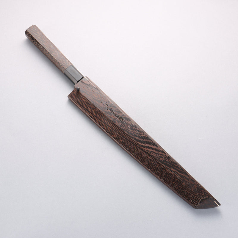 Sakai Takayuki Honyaki VG10 Dragon engraving Sakimaru Yanagiba 300mm Wenge Handle with Sheath - Japannywholesale