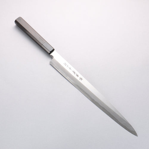 Sakai Takayuki Blue Steel No.2 Yanagiba Ebony Wood Handle - Japannywholesale
