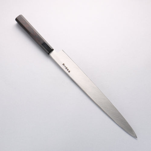 Sakai Takayuki Blue Steel No.2 Yanagiba Ebony Wood Handle - Japannywholesale