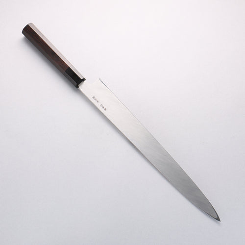 Sakai Takayuki Honyaki Blue Steel No.2 Mirrored Finish Yanagiba - Japannywholesale