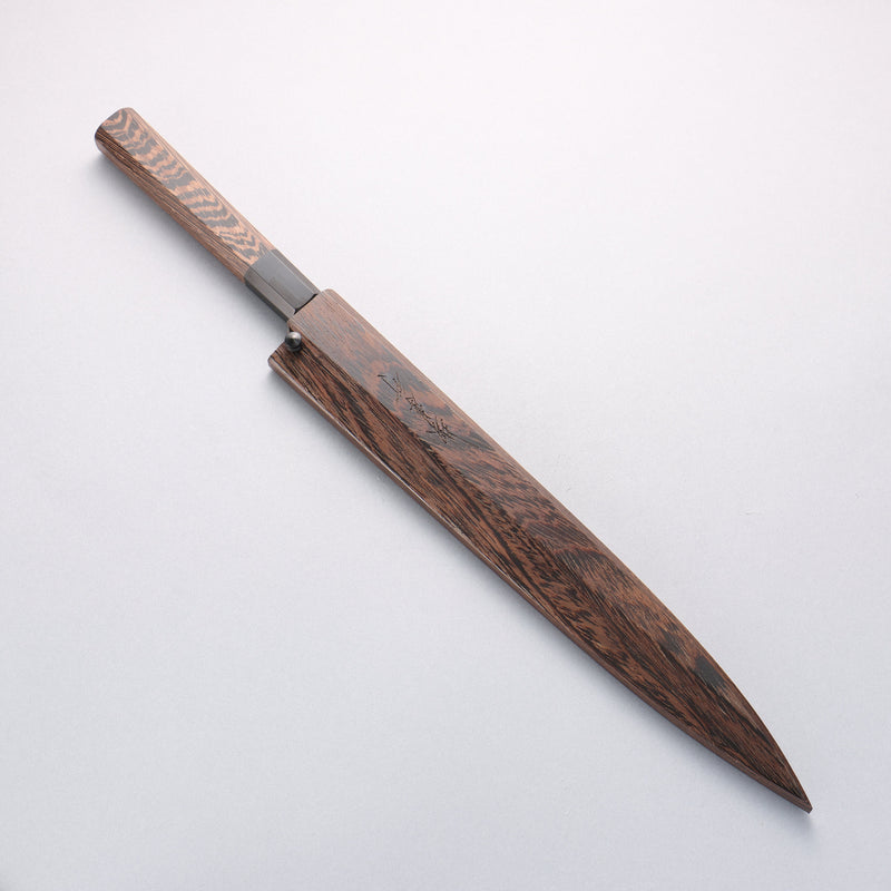 Sakai Takayuki Honyaki VG10 Dragon engraving Yanagiba 300mm Wenge Handle with Sheath - Japannywholesale