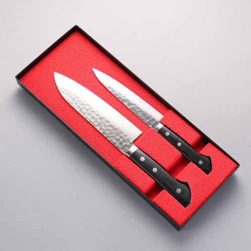 Seisuke VG1 Japanese Santoku & Petty Pakka wood Handle - Japannywholesale