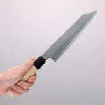 Sakai Takayuki Tokujyo White Steel No.2 Kiritsuke Gyuto 210mm Magnolia Handle - Japannywholesale