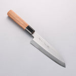 Tessen by Yamatsuka Tamahagane Damascus Santoku 165mm Wild Cherry Handle - Japannywholesale
