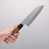 Tessen by Yamatsuka Tamahagane Damascus Santoku 165mm Wild Cherry Handle - Japannywholesale