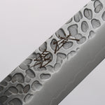 Seisuke VG10 33 Layer Hammered Damascus Sujihiki 210mm Black Pakka wood Handle - Japannywholesale