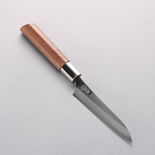 Kurotori Silver Steel No.3 Migaki Finished Narrow Petty-Utility 115mm Walnut Handle - Japannywholesale