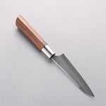 Kurotori Silver Steel No.3 Migaki Finished Narrow Petty-Utility 115mm Walnut Handle - Japannywholesale