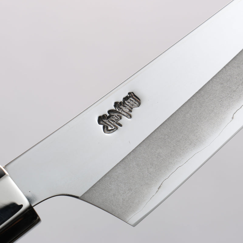 Kurotori Silver Steel No.3 Migaki Finished Kiritsuke Petty-Utility 130mm Walnut Handle - Japannywholesale