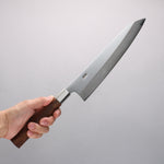 Kurotori Silver Steel No.3 Migaki Finished Gyuto 240mm Walnut Handle - Japannywholesale
