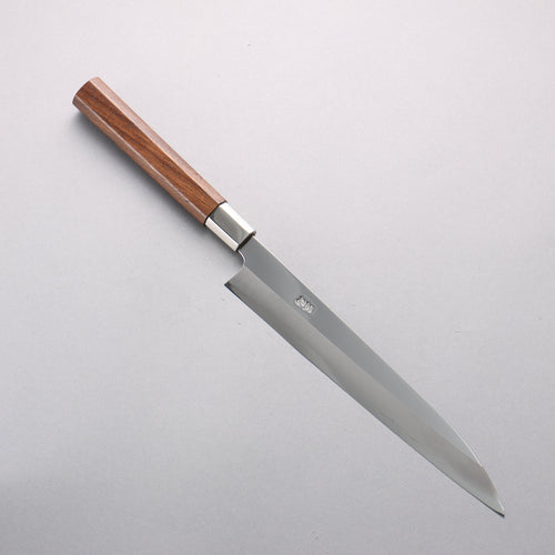 Kurotori Silver Steel No.3 Migaki Finished Sujihiki 225mm Walnut Handle - Japannywholesale