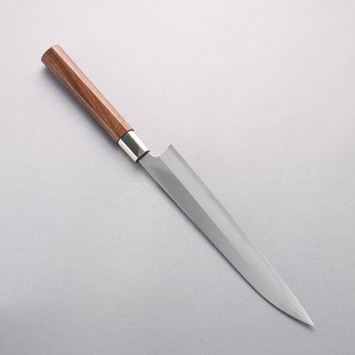 Kurotori Silver Steel No.3 Migaki Finished Sujihiki 225mm Walnut Handle - Japannywholesale