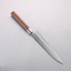 Kurotori Silver Steel No.3 Migaki Finished Sujihiki 210mm Walnut Handle - Japannywholesale