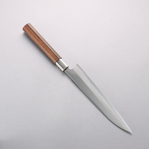 Kurotori Silver Steel No.3 Migaki Finished Sujihiki 210mm Walnut Handle - Japannywholesale