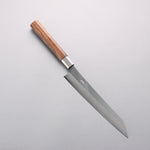 Kurotori Silver Steel No.3 Migaki Finished Kiritsuke Sujihiki 210mm Walnut Handle - Japannywholesale