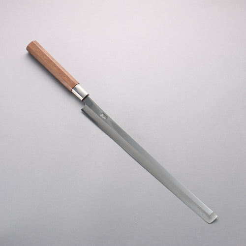 Kurotori Silver Steel No.3 Migaki Finished Takohiki 300mm Walnut Handle - Japannywholesale