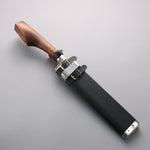 Kurotori White Steel No.1 Damascus Sword Machete Natural wood Handle with Sheath 240mm - Japannywholesale