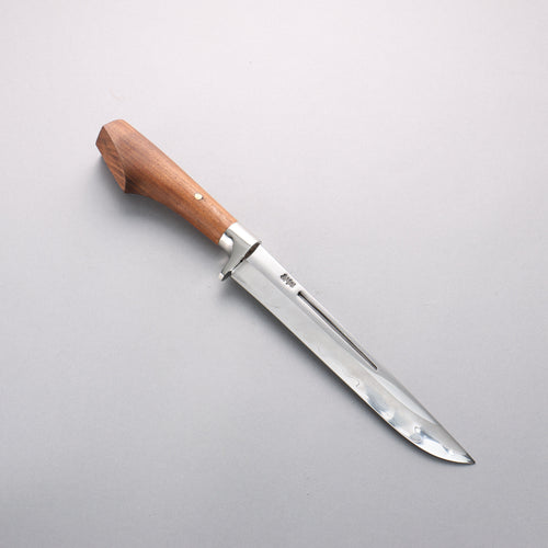 Kurotori Silver Steel No.3 Migaki Finished Sword Machete Natural wood Handle with Sheath 225mm - Japannywholesale