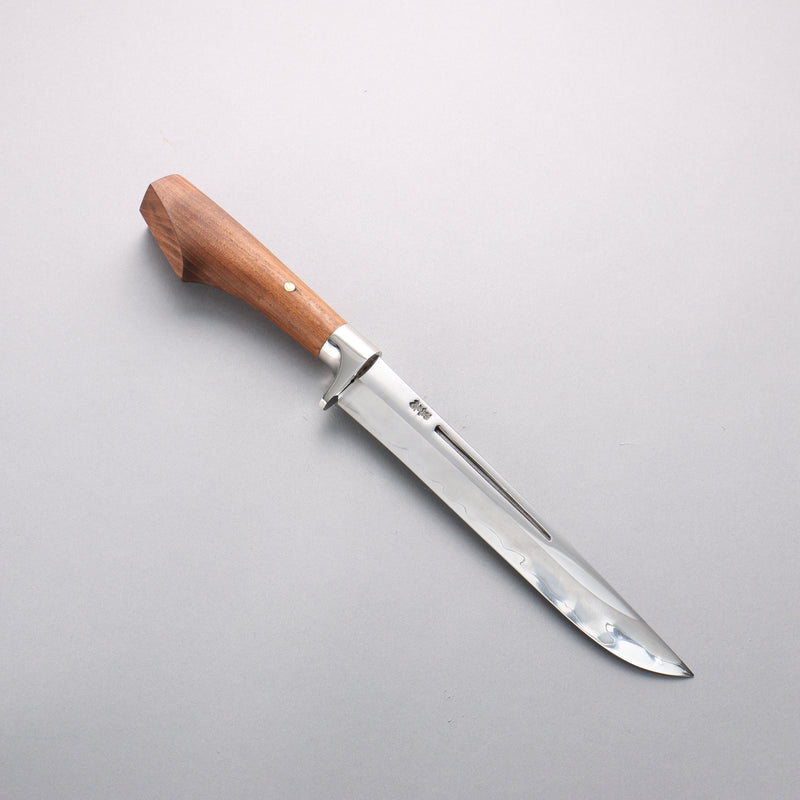 Kurotori Silver Steel No.3 Migaki Finished Sword Machete Natural wood Handle with Sheath 225mm - Japannywholesale