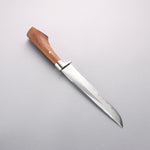 Kurotori Silver Steel No.3 Migaki Finished Sword Machete Natural wood Handle with Sheath 225mm - Japannywholesale