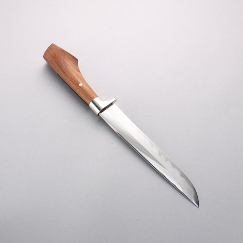 Kurotori Silver Steel No.3 Migaki Finished Sword Machete Natural wood Handle with Sheath 225mm - Japannywholesale