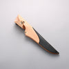 Kurotori Silver Steel No.3 Migaki Finished Sword Machete Natural wood Handle with Sheath 225mm - Japannywholesale