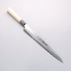 Sakai Takayuki White Steel No.2 Mirrored Finish Yanagiba - Japannywholesale