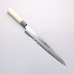 Sakai Takayuki White Steel No.2 Mirrored Finish Yanagiba - Japannywholesale