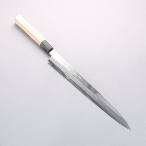 Sakai Takayuki White Steel No.2 Mirrored Finish Yanagiba - Japannywholesale