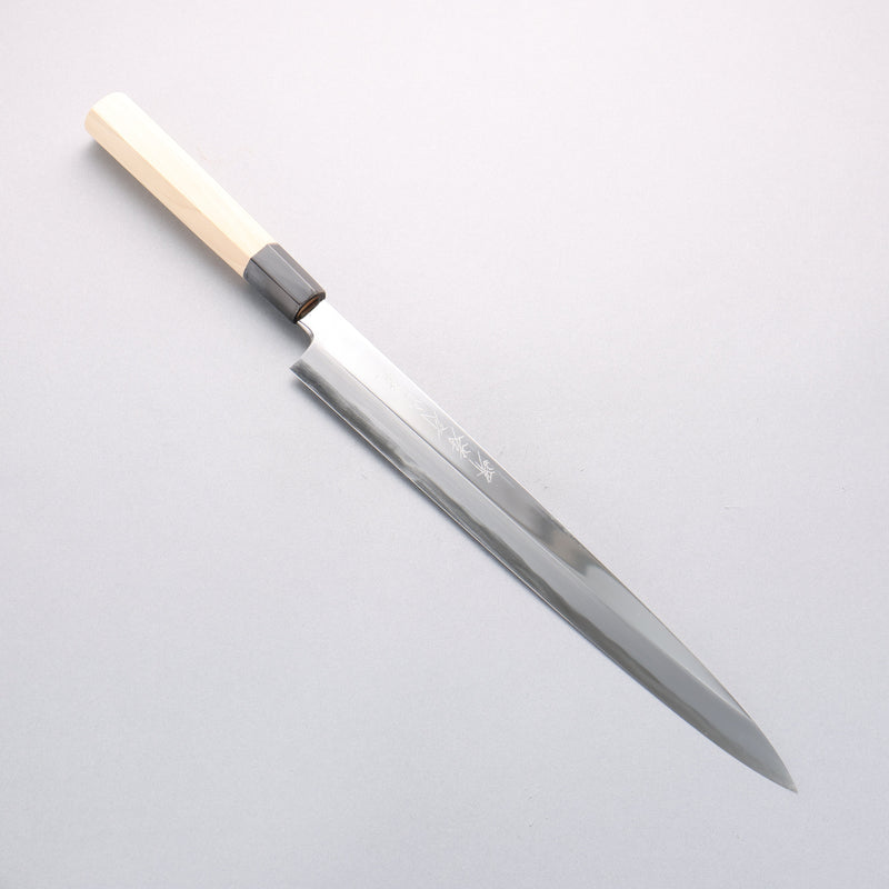 Sakai Takayuki White Steel No.2 Mirrored Finish Yanagiba - Japannywholesale