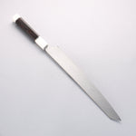 Sakai Takayuki Ginryu Honyaki Swedish Steel Mirrored Finish Kengata Yanagiba 300mm Ebony Wood Handle with Sheath - Japannywholesale