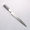 Sakai Takayuki Ginryu Honyaki Swedish Steel Mirrored Finish Yanagiba 270mm Ebony Wood Handle with Sheath - Japannywholesale