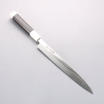 Sakai Takayuki Ginryu Honyaki Swedish Steel Mirrored Finish Yanagiba 270mm Ebony Wood Handle with Sheath - Japannywholesale