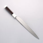 Sakai Takayuki Ginryu Honyaki Swedish Steel Mirrored Finish Yanagiba 270mm Ebony Wood Handle with Sheath - Japannywholesale