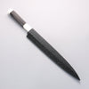 Sakai Takayuki Ginryu Honyaki Swedish Steel Mirrored Finish Yanagiba 270mm Ebony Wood Handle with Sheath - Japannywholesale
