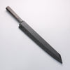 Sakai Takayuki Hien Blue Steel No.2 Mirrored Finish Kengata Yanagiba 300mm Ebony Wood Handle with Sheath - Japannywholesale
