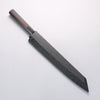 Sakai Takayuki Hien Blue Steel No.2 Mirrored Finish Kengata Yanagiba 270mm Ebony Wood Handle with Sheath - Japannywholesale