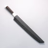 Sakai Takayuki Ginryu Honyaki Swedish Steel Mirrored Finish Sakimaru Yanagiba 300mm Ebony Wood Handle with Sheath - Japannywholesale