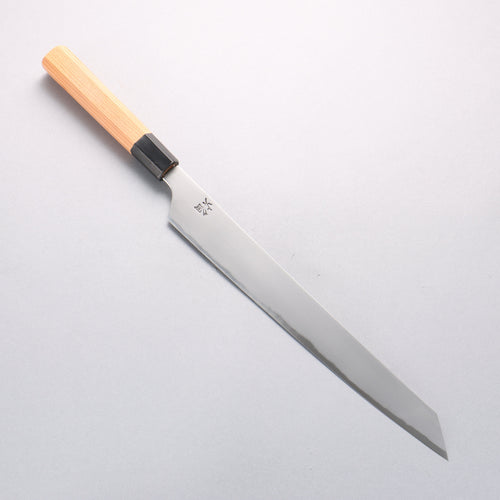 Sakai Takayuki Homura Hien Blue Steel No.2 Kengata Yanagiba 300mm Yew Tree Handle - Japannywholesale