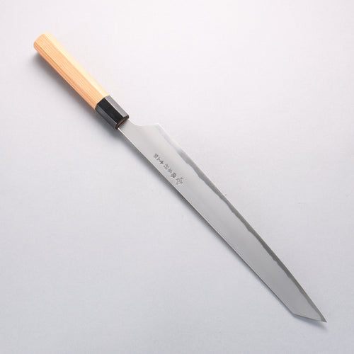Sakai Takayuki Homura Hien Blue Steel No.2 Kengata Yanagiba 300mm Yew Tree Handle - Japannywholesale
