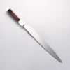 Sakai Takayuki Ginryu Honyaki Swedish Steel Mirrored Finish Yanagiba 300mm Ebony Wood Handle with Sheath - Japannywholesale